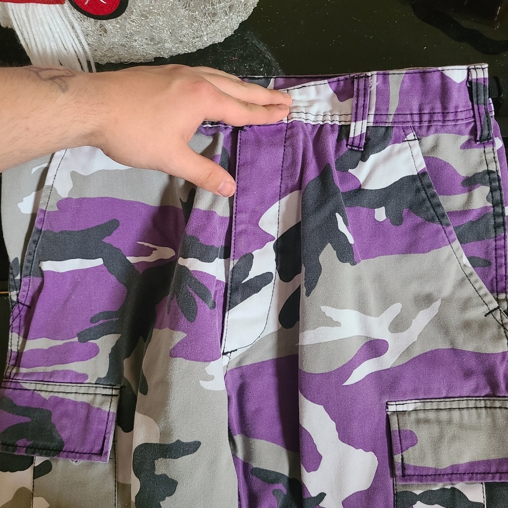 Zumiez purple camo pants